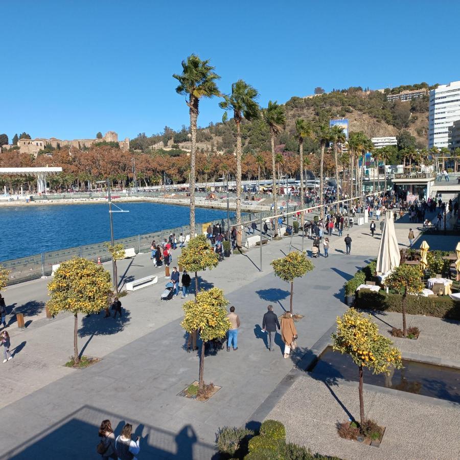 Apartamento Malaga Port Buitenkant foto