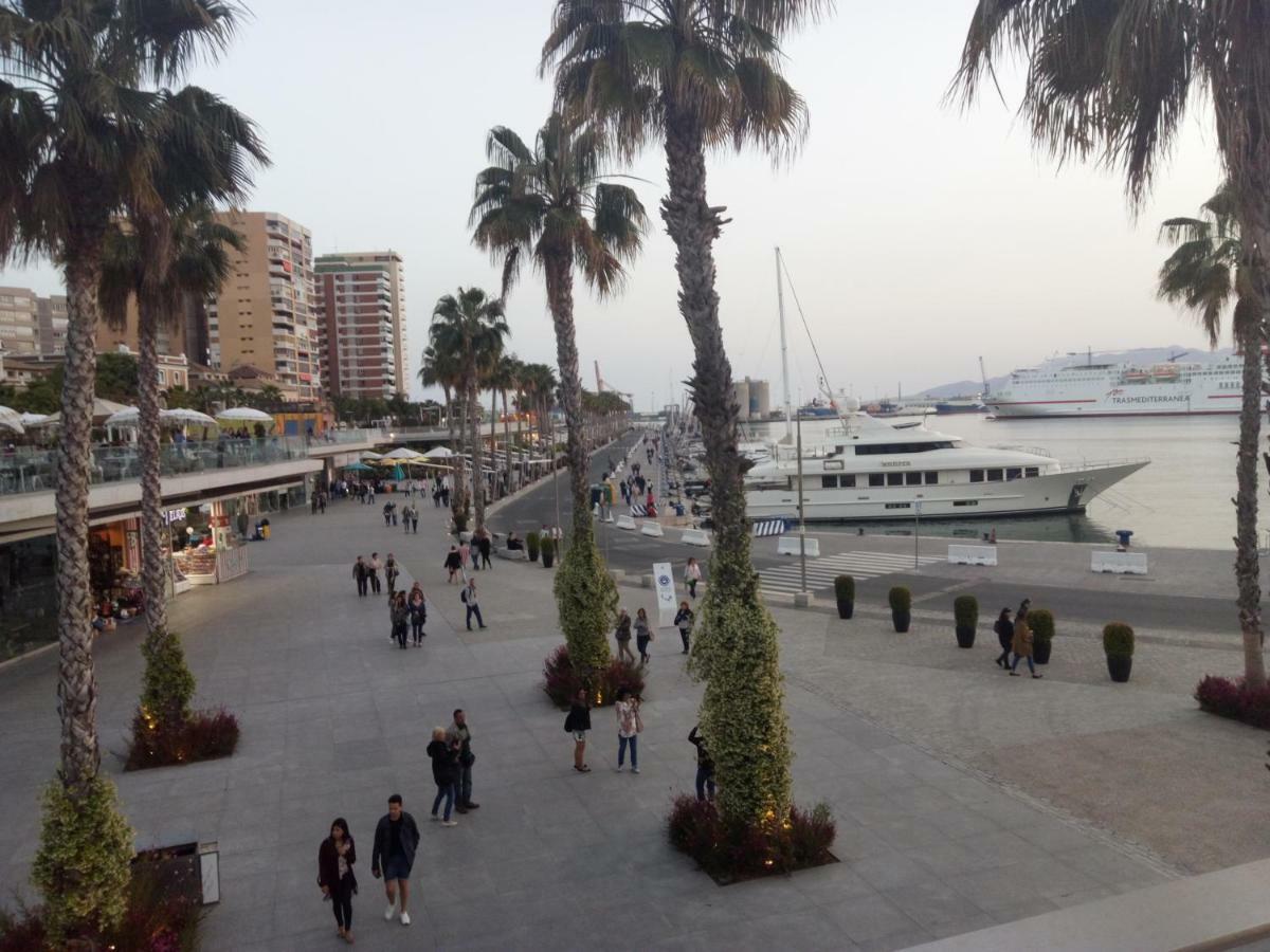 Apartamento Malaga Port Buitenkant foto