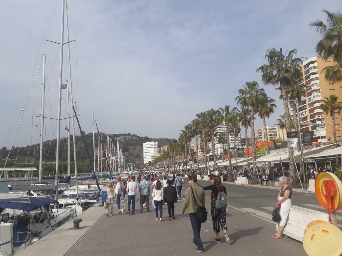 Apartamento Malaga Port Buitenkant foto